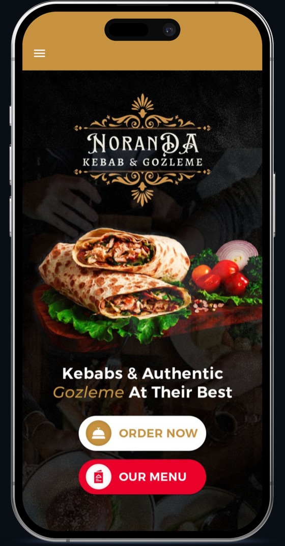 Noran DA Kebab and Gozleme mobile app